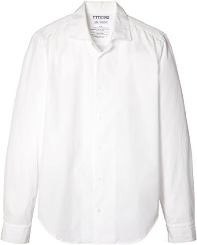 Amazon ティー Open Collar Shirt Ttt 18ss Sh 002 メンズ ホワイト 日本 L 日本サイズl相当 シャツ 通販