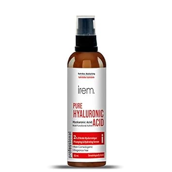 Irem Pure Hyaluronic Acid Serum 50ml (1.68 fl.oz), Pure Organic HA, Anti Aging, Anti Wrinkle, The Smart Face Moisturizer for Dry Skin and Fine Lines, Leaves Skin Full and Plump