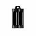 Coil Master 100% Authentic 2 Bay Silicone 18650 Battery Case Gel Carrying Cover Sleeve (Black)