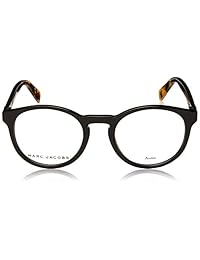 Marc 352 807 Jacobs Marc - Gafas redondas de plástico (1.929 in), color negro