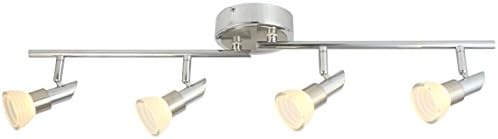 LED Adjustable Chrome Acrylic Spot Light/ Track Lighting Ceiling Light/Wall Sconce (4 Light)