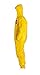 DuPont Tychem 2000 QC127S Disposable Chemical Resistant Coverall with Hood, Elastic Cuff and Serged Seams, Yellow, X-Large (Retail Pack of 1)