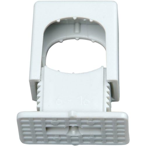 Kopp 343404099 Pressure ISO Clips 1-Way with M - 6 Thread 6-16 mm 50 Piece Set Grey
