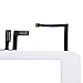 Monstleo White Digitizer Touch Screen Outer Glass Panel for iPad Air 5th Gen Generation Bundle with Home Button Flex Cable Assembly, Tools and Adhesive Tape