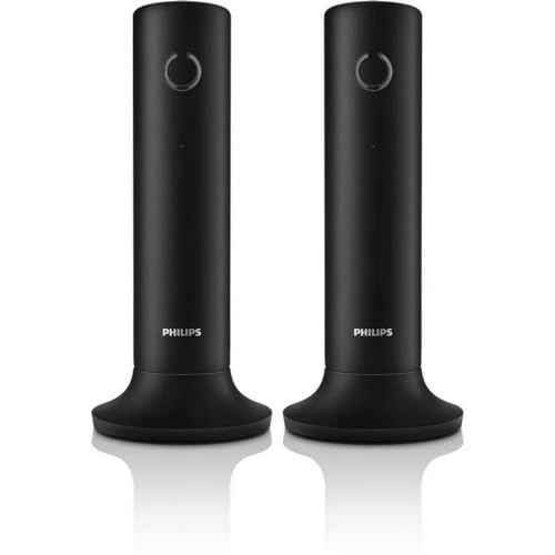 Philips Téléphone fixe sans fil série 4000 M4502B/34 noir Design 1.6 »