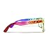 GloFX Transparent Rainbow Diffraction Glasses - Gold Mirror - Rave Rainbow Edm Diffraction 3D Prism