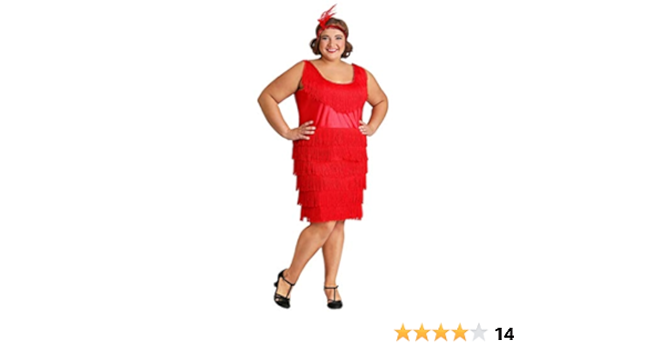 red flapper dress amazon
