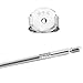 EVER FAITH 925 Sterling Silver AAA Pink Freshwater Cultured Pearl Button Stud Earrings - 8MM