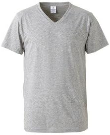 Amazon Co Jp 深すぎす浅すぎないｖネックｔシャツ2枚セット ホワイト ヘザーグレー ｓ ホーム キッチン