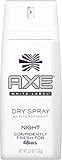Axe White Label Antiperspirant Dry Spray, Night 3.8 oz