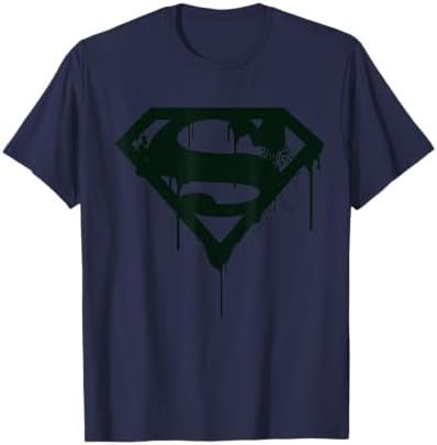 Amazon.com: DC Superman Logo Doomsday Red Graffiti T-Shirt