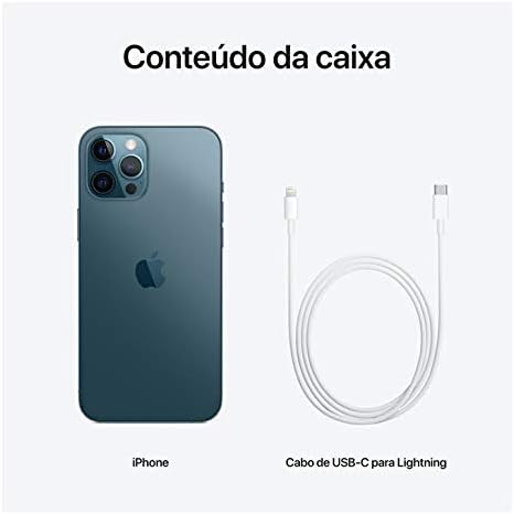 Iphone 12 Pro Max Apple Azul-pacífico, 256gb Desbloqueado - Mgdf3bz/a