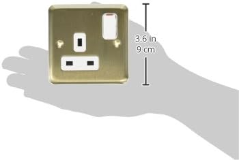 MK K2958SAG Single Dual Earth Switch Socket with Double Pole - Satin Gold - Image 4
