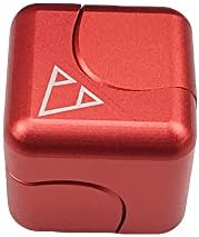 IRIDA Fidget Spinner &amp;NextBox Hand Spinners Fidget Toy For Adults &amp; ADHD Anxiety Boredom Metal Bearing Stress Reducer Figets Finger Toys (Red)