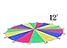 A&M Pro Giant Kid’s Play Parachute Canopy with 16 Handles (12 Feet) Indoor & Outdoor Games and Exercise Toy | Promote Teamwork, Fitness, Social Bonding | Ages 3+
