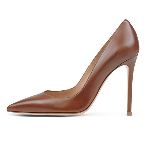 Sammitop Women's Pointed Toe High Heel Slip On Stiletto Pumps Wedding Party Basic Shoes US7