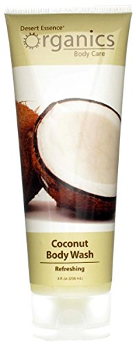 Desert Essence Organics Refreshing Body Wash, Coconut 8 oz.