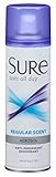 Sure Deodorant 6oz Aerosol Regular Scent