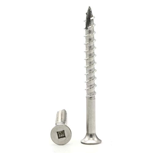 Square Drive Deck Screws 305 Stainless Steel Bugle Head Type 17 Point