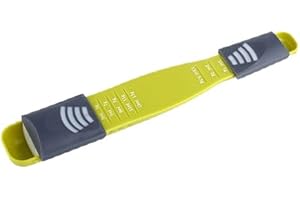 Adjustable Measuring Spoon with Grams and ML Scale – Kitchen Measuring Tool for Baking,Cooking,Powde – BPA-Free, Multi-Level 