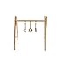 Baby Wooden Gym Activity Play Center for Infants Hanging Toys and Frame Made from Real Wood Exclusive Newborn Room Decor for Boys and Girls
