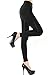 KHAYA Women's Seamless High Waist Slim Compression Full Length Legging Grey M