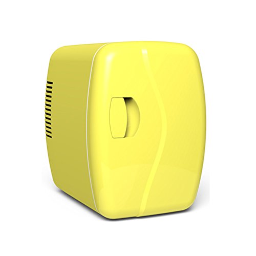 Click Here to See More Images YI HOME- Car Refrigerator Portable Mini Fridge Household Small Electronic Frozen Freezer Dormitory Cooling Heating 10L,Yellow