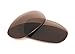 Fuse Lenses Polarized Replacement Lenses for Arnette La Pistola 4179 - Polarized Sunglasses - Arnette La Pistola Replacement Lenses - Replacement Lenses for Sunglasses - UV Protection - (Brown)