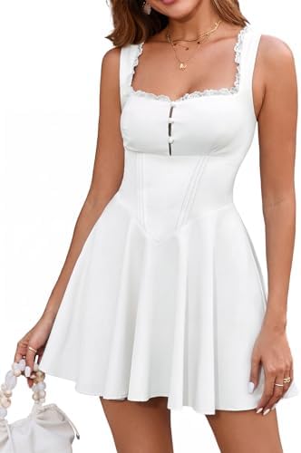 white button down corset dress White Long Puffed Sleeve with Button-Up Collar Shirt Dress & Corset  Waistband l ZADE FASHION