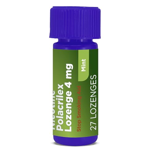 AMAZON BASIC CARE NICOTINE POLACRILEX MINI LOZENGE, 4 MG (NICOTINE), STOP SMOKING AID, MINT FLAVOR, 216 COUNT (PACKAGING MAY VARY)