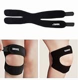 Black Adjustable Men Women Knee Supporter Brace Belt Support Protecting Bandage by Lovestore2555