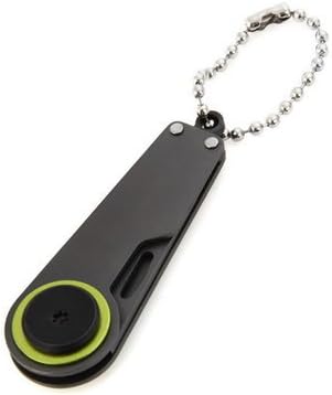 Universalmart Multifunctional Portable Mini Folding Camping Survival Steel Key Chain Grey