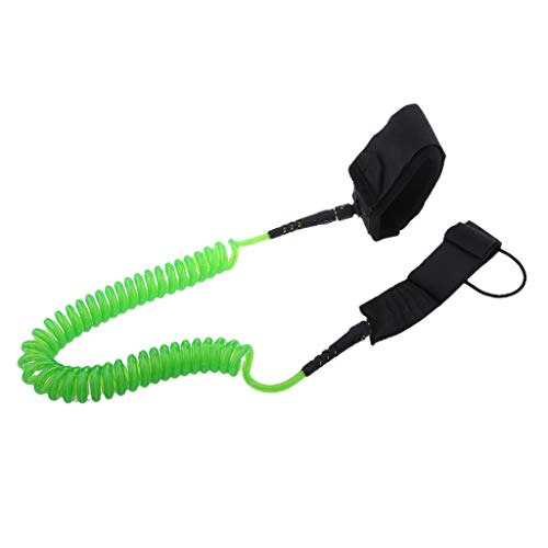 image for Prettyia 8ft 6.5mm Surfboard SUP Leash - Deluxe TPU Surfing Leg Rope w