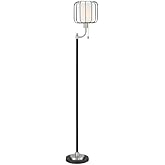 Lite Source Kaleria 65 1/2" Brushed Nickel Metal Floor Lamp
