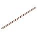 4 Pcs Copper Rod Round Metal Tube Cylinder Bar Tool,200 mm x 6 mm