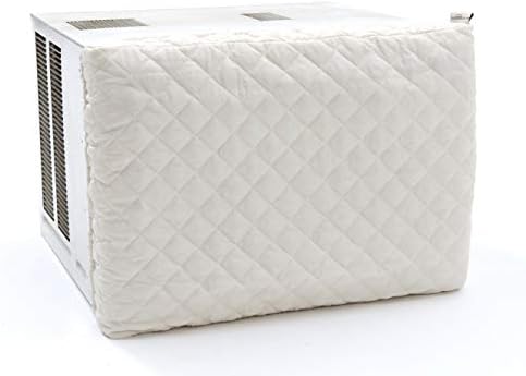 Covermates Indoor Air Conditioner Cover 25W X 25D X 18H Diamond Fitted Elastic Prevents Drafts 2 Yr Warranty Year Around Protection Cream