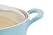 Neoflam Retro 3qt Non-Stick Ceramic Coated Stockpot with Integrated Steam Vent Glass Lid, Silicone Hot Handle Holder Included, Saute Pot, Casserole, Dutch Oven, Cookware for Pasta, Stew, Mint Blue