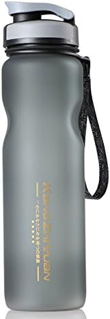 LifeFan 36oz Sports Water Bottle Tritan Material BPA-Free Leak-Proof Secured Water Bottle (1000mL) (Space Gray)
