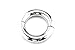5 Size Stainless Steel Ball Scrotum Metal Penis Cock Ring Delay Sex Toy Men (34mm)