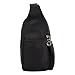 Crossbody Bags for Women,Water Resistant Lightweight Nylon with 6 Pockets Bag by ZYSUN (Black)