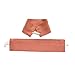 Yakamok Coral Orange Room Darkening Blackout Curtains Thermal Insulated Drapes Solid Grommet Top Window Curtain Panels for Girls' Bedroom, 2 Tie Backs Included(52x63 Inch, Coral Orange, One Pair)
