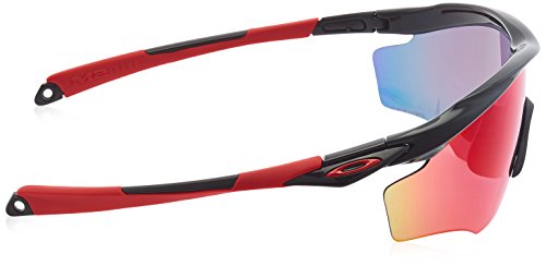 Oakley Men's M2 Frame XL OO9343-08 Non-Polarized Iridium Shield Sunglasses, Polished Black, 145 mm