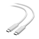 USB-IF Certified Cable Matters USB C to USB C Charging Cable (USB C Charge Cable, USB C Power Cable, USB-C Charger Cable) with 100W Power Delivery in White 6.6 Feet (USB 2.0 Speed, No Video Support)