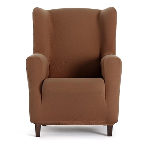 Eysa Harlem Funda de sillón orejero elástica 70-100cm de Respaldo, Caldera