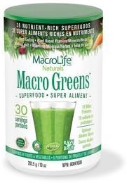 Macrolife Macro Greens Superfood complete nutrition, probiotic, enzymes, great taste