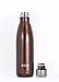 Reej Stainless Steel, 17 OZ / 500 ML Double Wall, Vacuum Insulated, Cola Shaped Thermos Bottle (Bronze)
