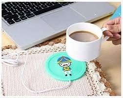 USB Coffee Insulation Electric Warmer Silicone Cup-Mat (9.5 x 9.5 x 0.5 cm) 1PCS
