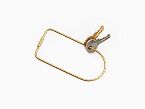 Areaware Contour Key Ring Bend, Geometric