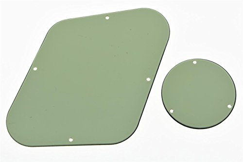 KAISH Mint Green 3 Ply LP Rear Control Plate Switch Plate Cavity Cover For USA Gibson Les Paul