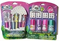 Hatchimals 6 Flavored Lip Gloss and 4 Pack Nail Polish Set